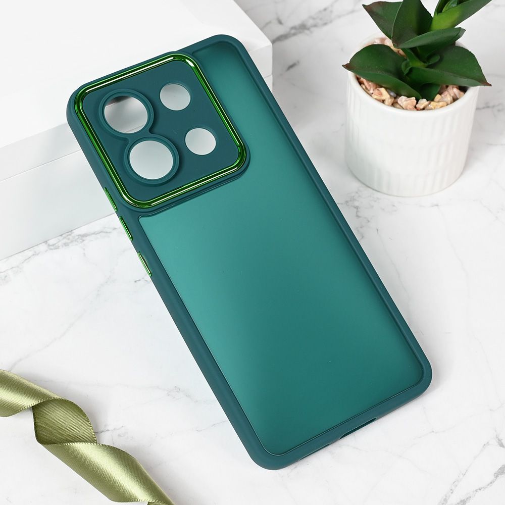 Maska za Samsung — Shining Camera, tamno zelena
