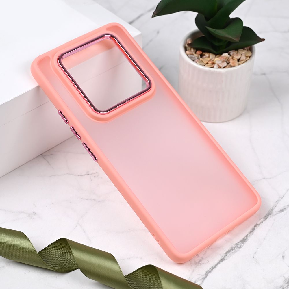 Maska za Samsung — Shining Camera, roze
