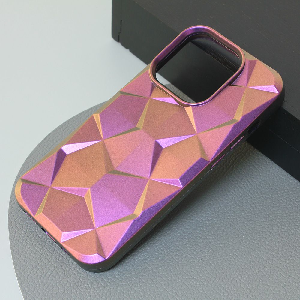 Maska za Apple iPhone 14 Pro — Shiny Diamond, ljubicasta