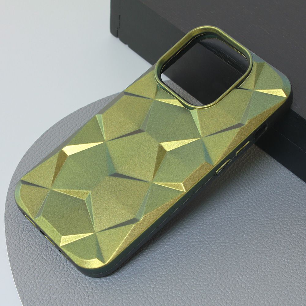 Maska za Apple iPhone 14 Pro — Shiny Diamond, zelena