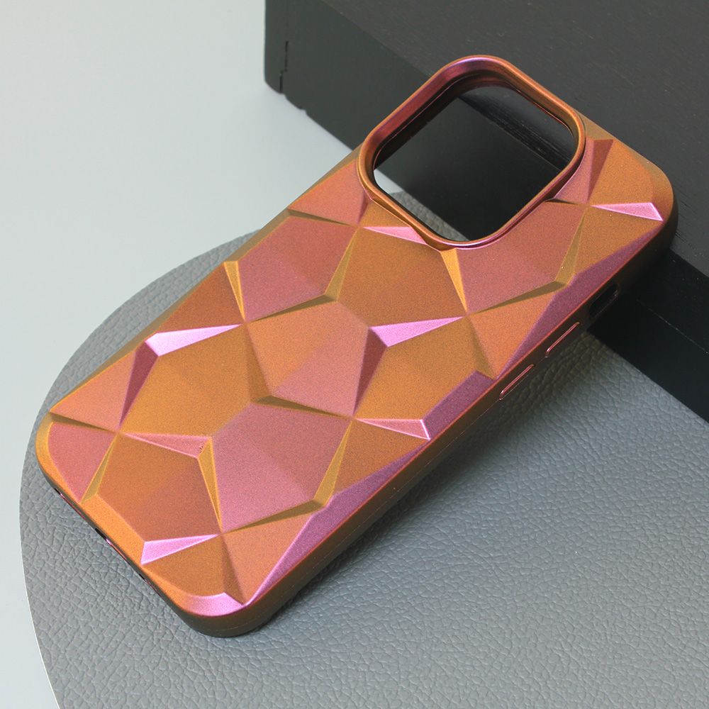 Maska za Apple iPhone 14 Pro — Shiny Diamond, roze