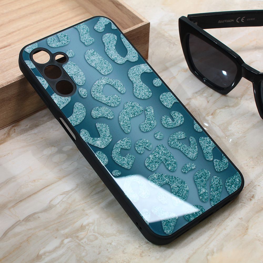 Maska za Samsung Galaxy A24 — Shiny glass, plava
