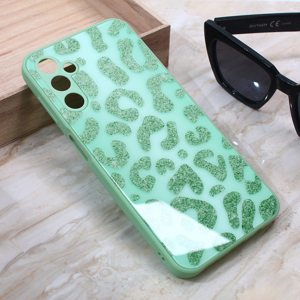 Maska za Samsung Galaxy A24 — Shiny glass, svetlo zelena