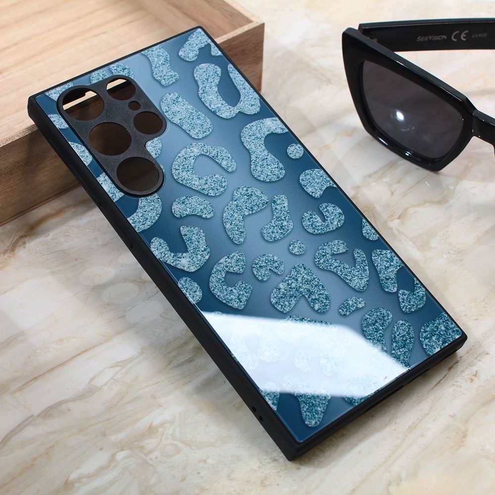Maska za Samsung Galaxy S23 Ultra — Shiny glass, plava