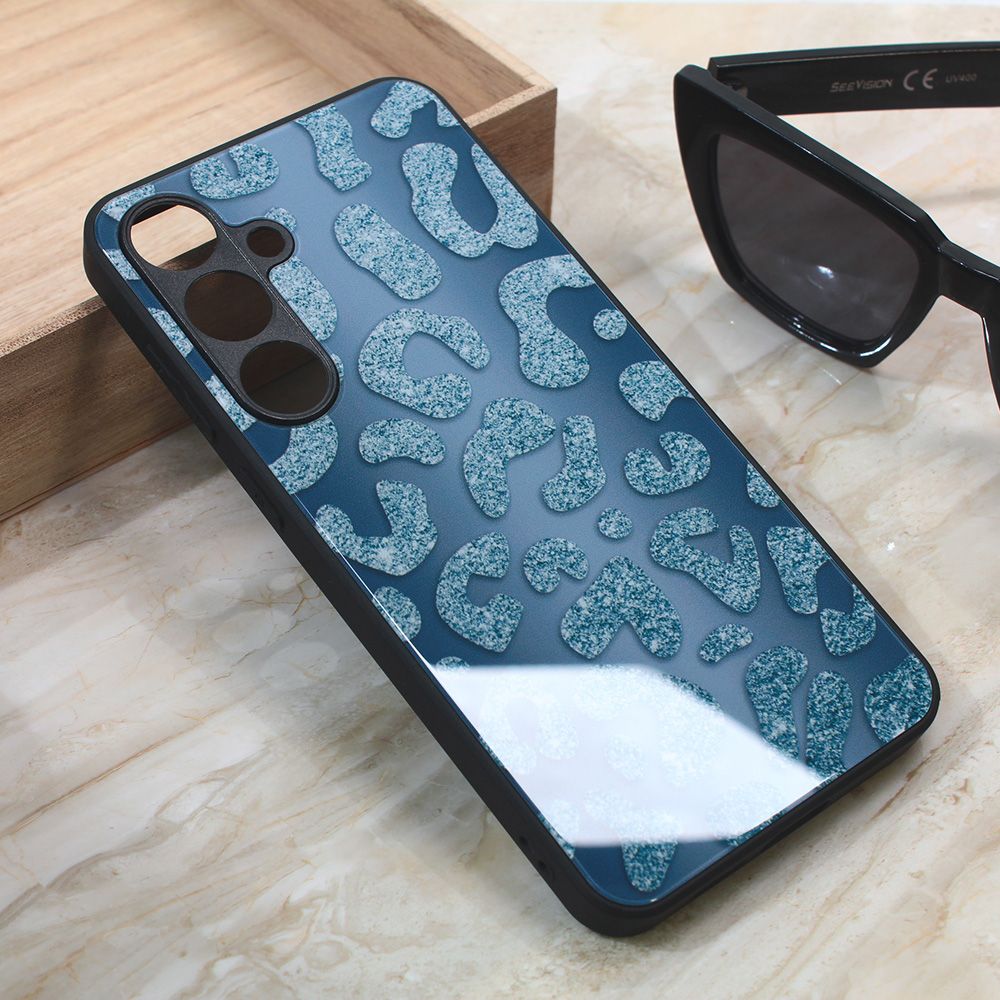 Maska za Samsung Galaxy S24 Plus — Shiny glass, plava