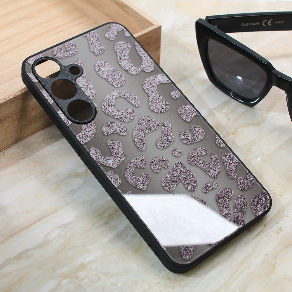 Maska za Samsung Galaxy S24 Plus — Shiny glass, siva