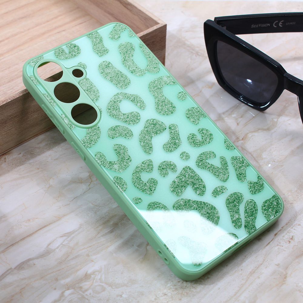 Maska za Samsung Galaxy S24 Plus — Shiny glass, svetlo zelena