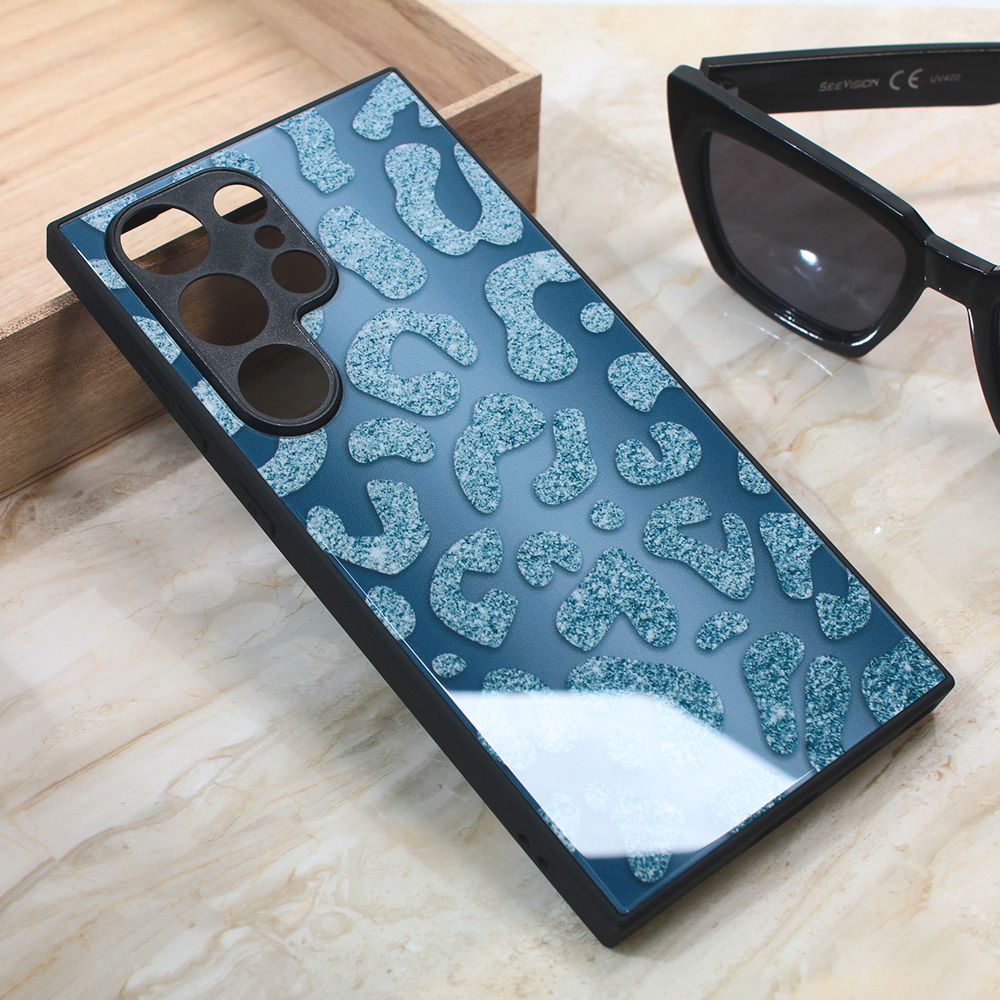 Maska za Samsung Galaxy S24 Ultra — Shiny glass, plava
