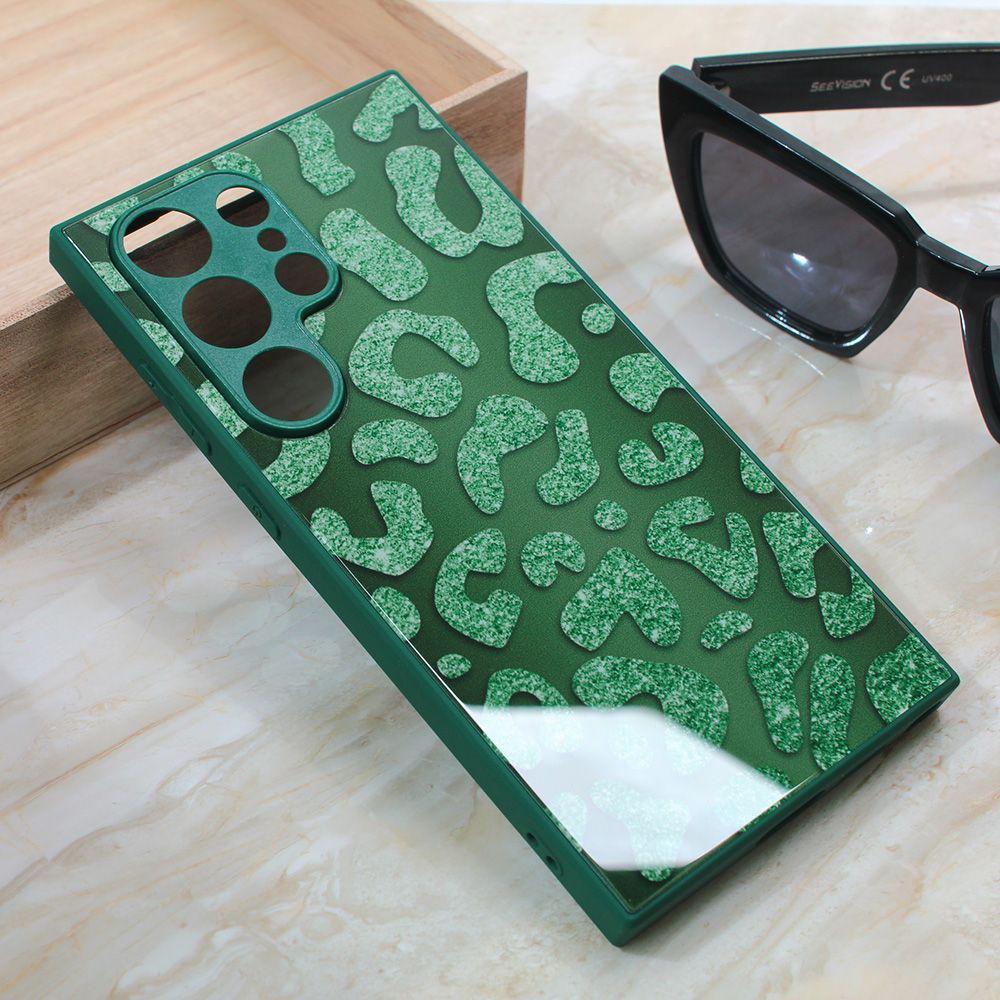 Maska za Samsung Galaxy S24 Ultra — Shiny glass, zelena
