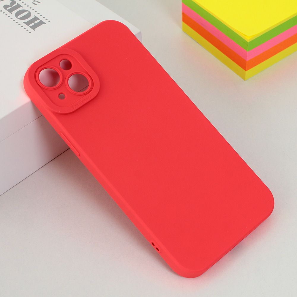 Maska za Apple iPhone 14 Plus — Silikon color, crvena