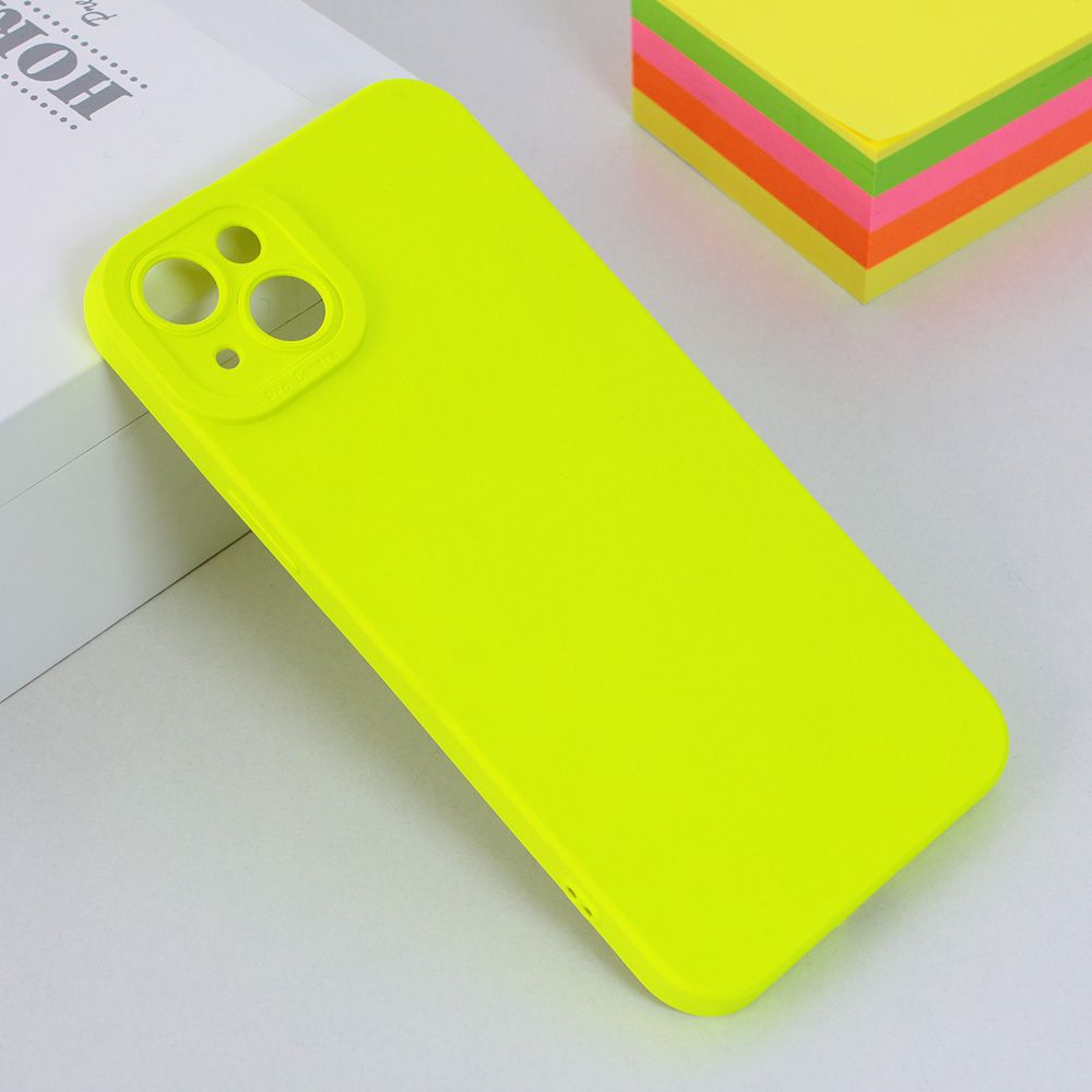 Maska za Apple iPhone 14 Plus — Silikon color, svetlo zelena