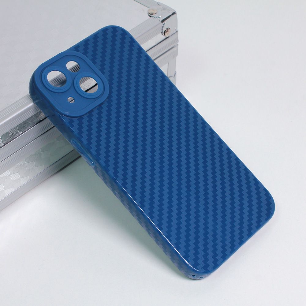 Maska za Apple iPhone 14 — Silikon Line, plava