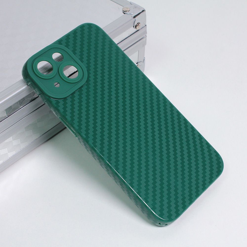 Maska za Apple iPhone 14 — Silikon Line, tamno zelena