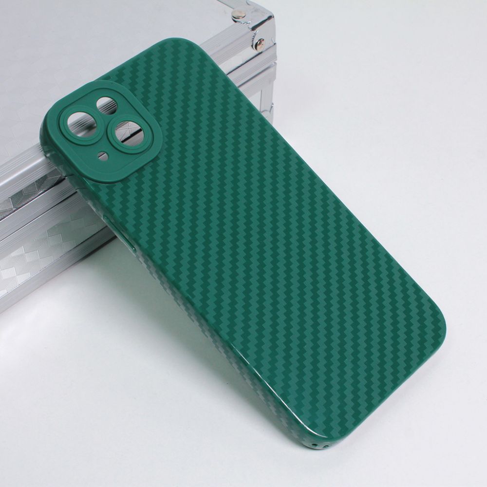 Maska za Apple iPhone 14 Plus — Silikon Line, tamno zelena