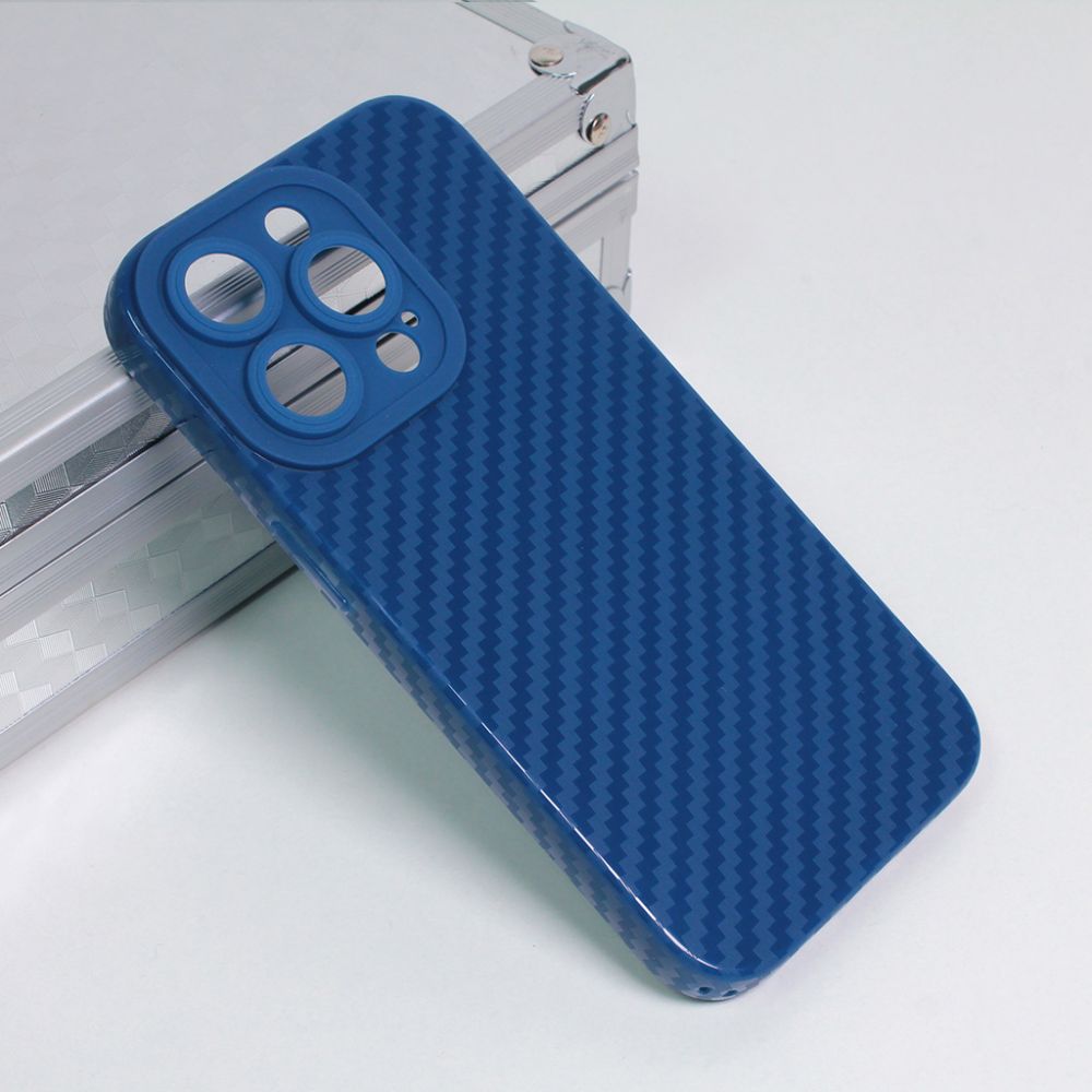 Maska za Apple iPhone 14 Pro — Silikon Line, plava