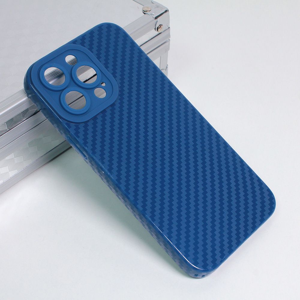 Maska za Apple iPhone 14 Pro Max — Silikon Line, plava