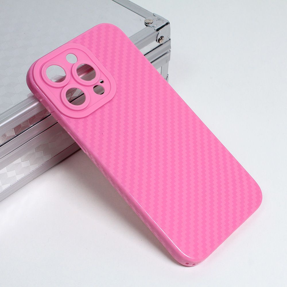 Maska za Apple iPhone 14 Pro Max — Silikon Line, roze