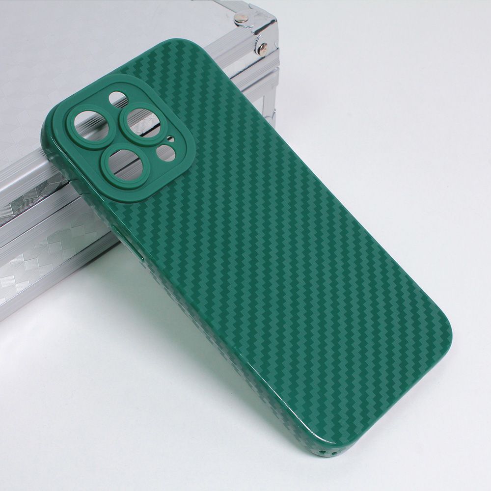Maska za Apple iPhone 14 Pro Max — Silikon Line, tamno zelena
