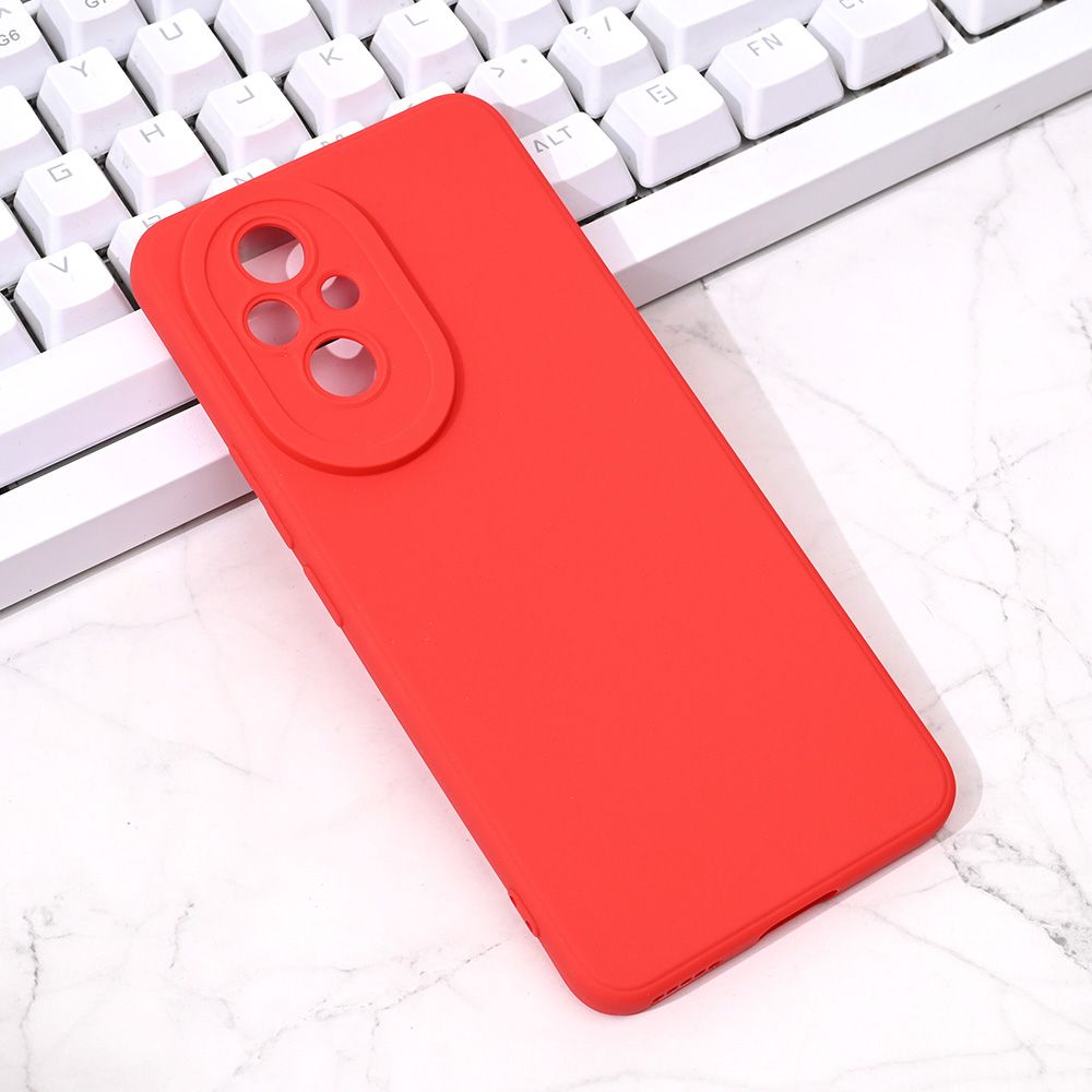Maska za Honor 200 — Silikon Pro Camera, crvena