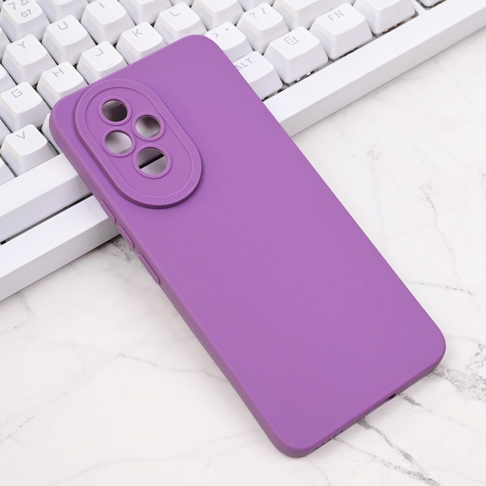 Maska za Honor 200 — Silikon Pro Camera, ljubicasta