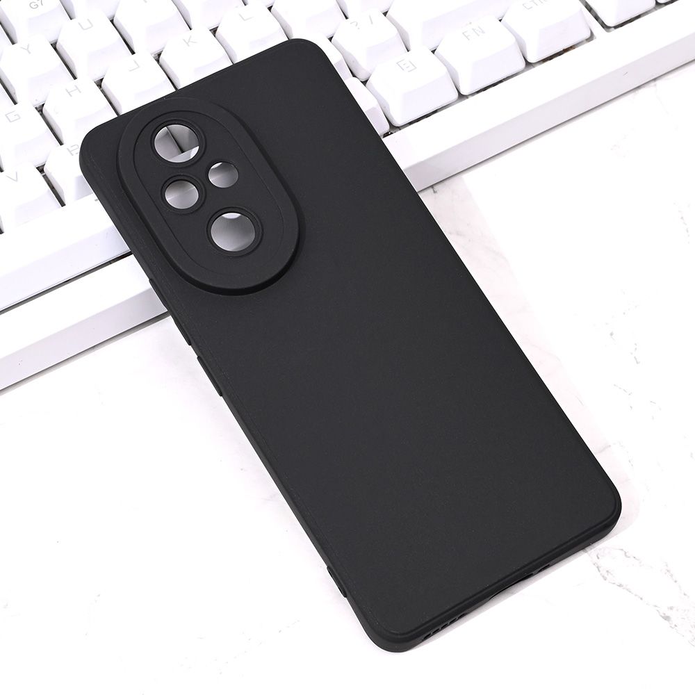 Maska za Honor 200 Pro — Silikon Camera, crna