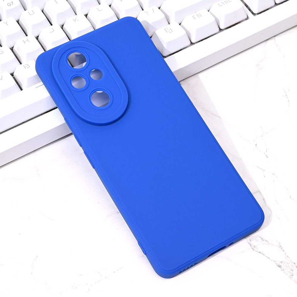 Maska za Honor 200 Pro — Silikon Camera, plava