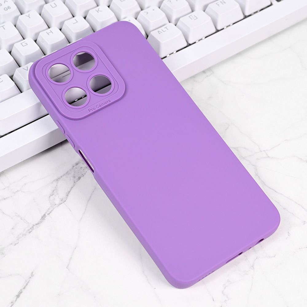 Maska za Honor 200 Smart — Silikon Pro Camera, ljubicasta