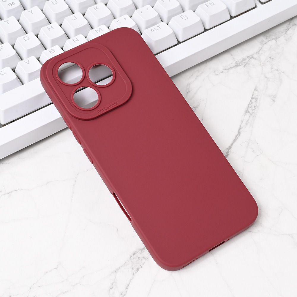 Maska za Honor 400 Lite — Silikon Pro Camera, bordo