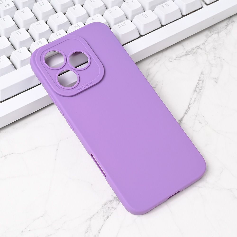 Maska za Honor 400 Lite — Silikon Pro Camera, ljubicasta