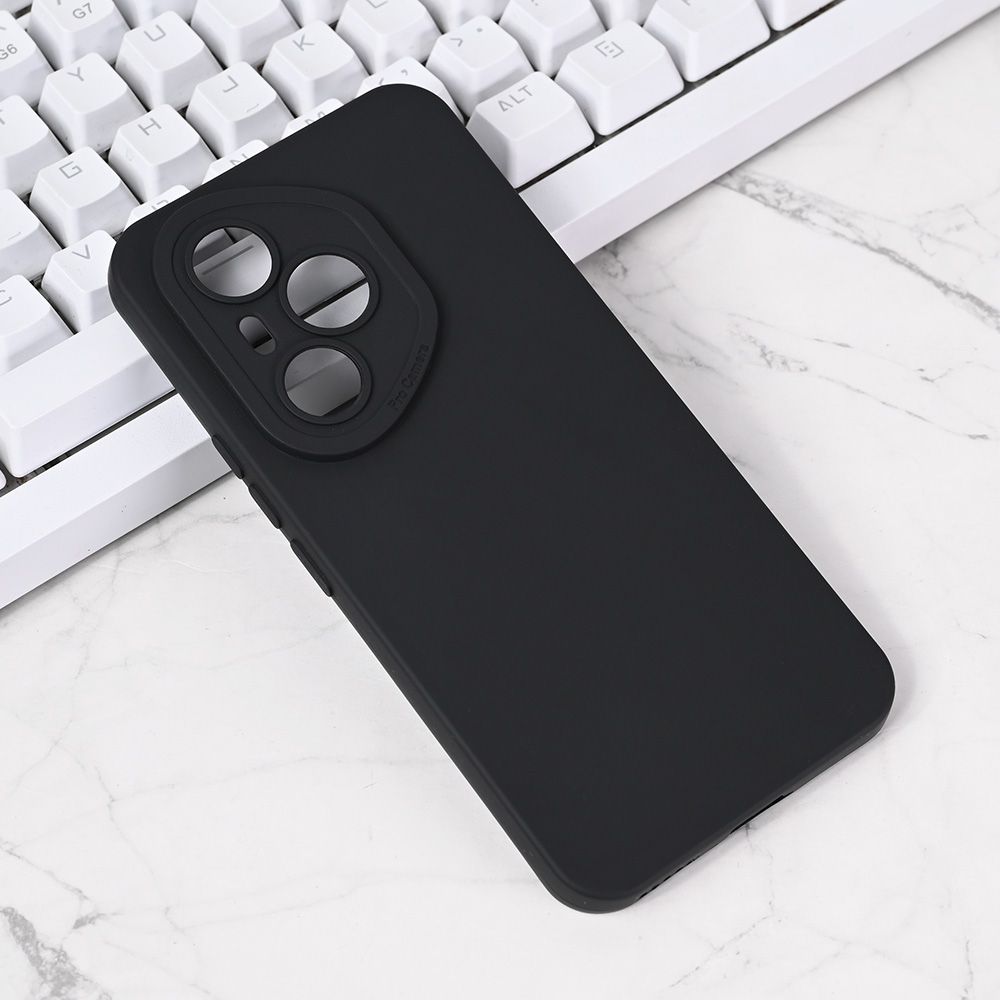 Maska za Honor 400 Pro — Silikon Camera, crna