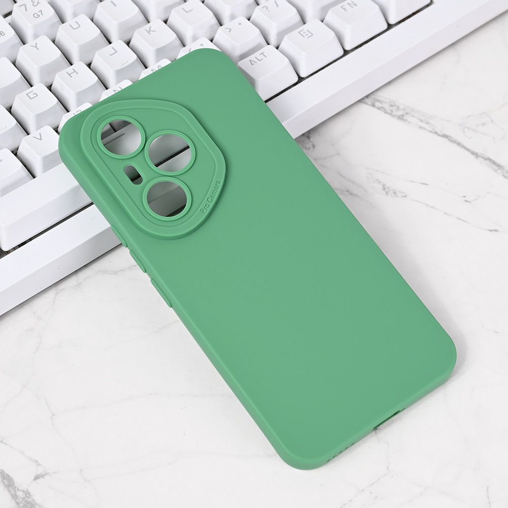 Maska za Honor 400 Pro — Silikon Camera, zelena