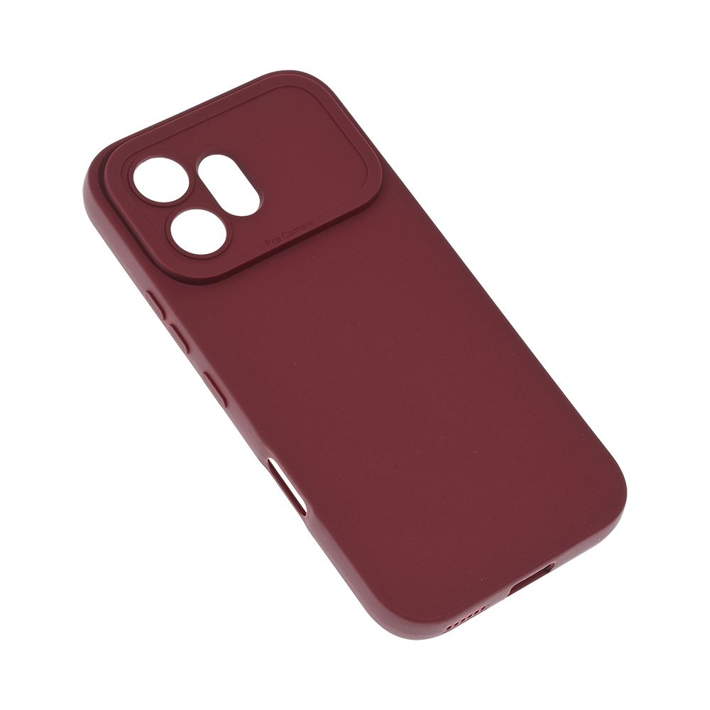 Maska za Honor 600 — Silikon Pro Camera, bordo