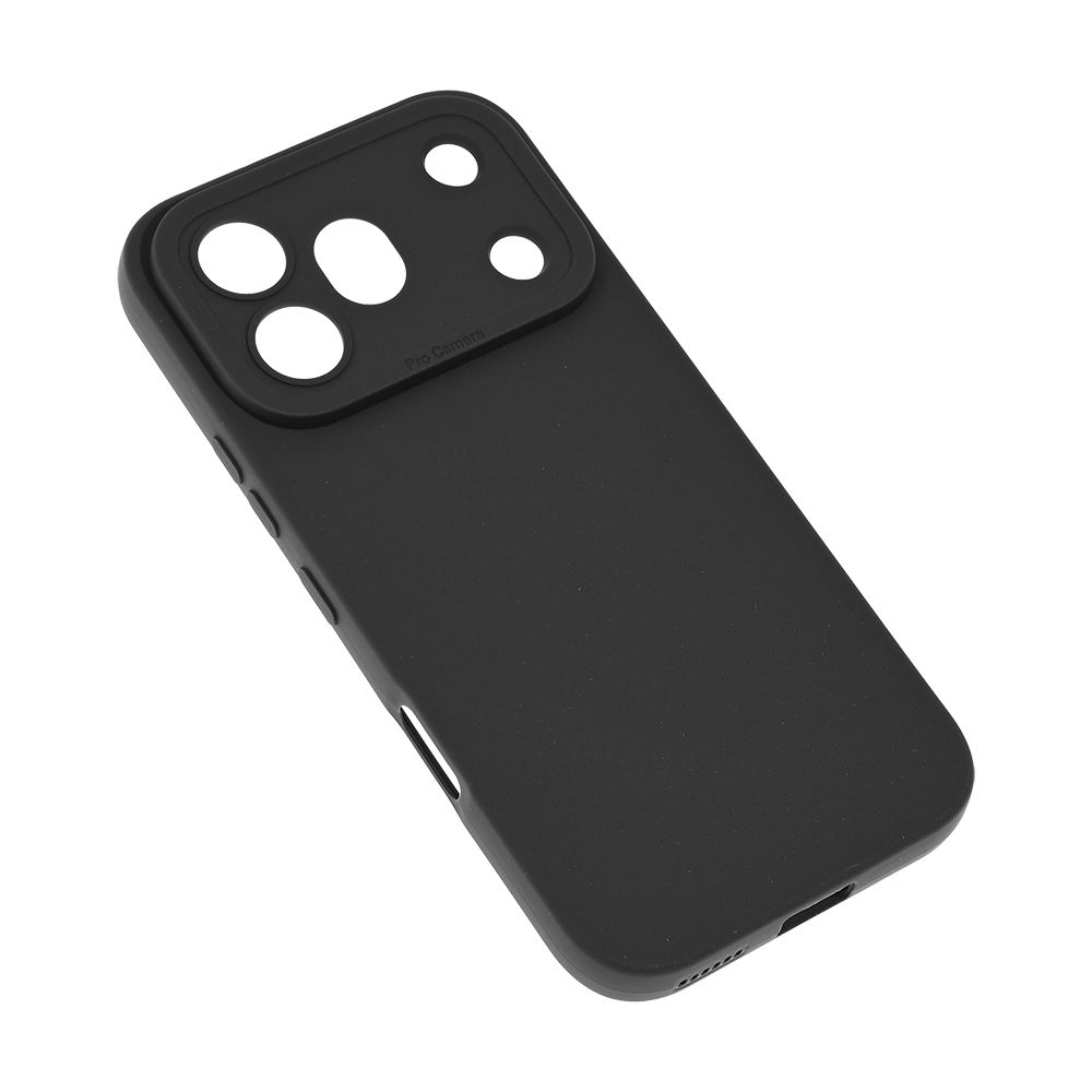 Maska za Honor 600 Pro — Silikon Camera, crna