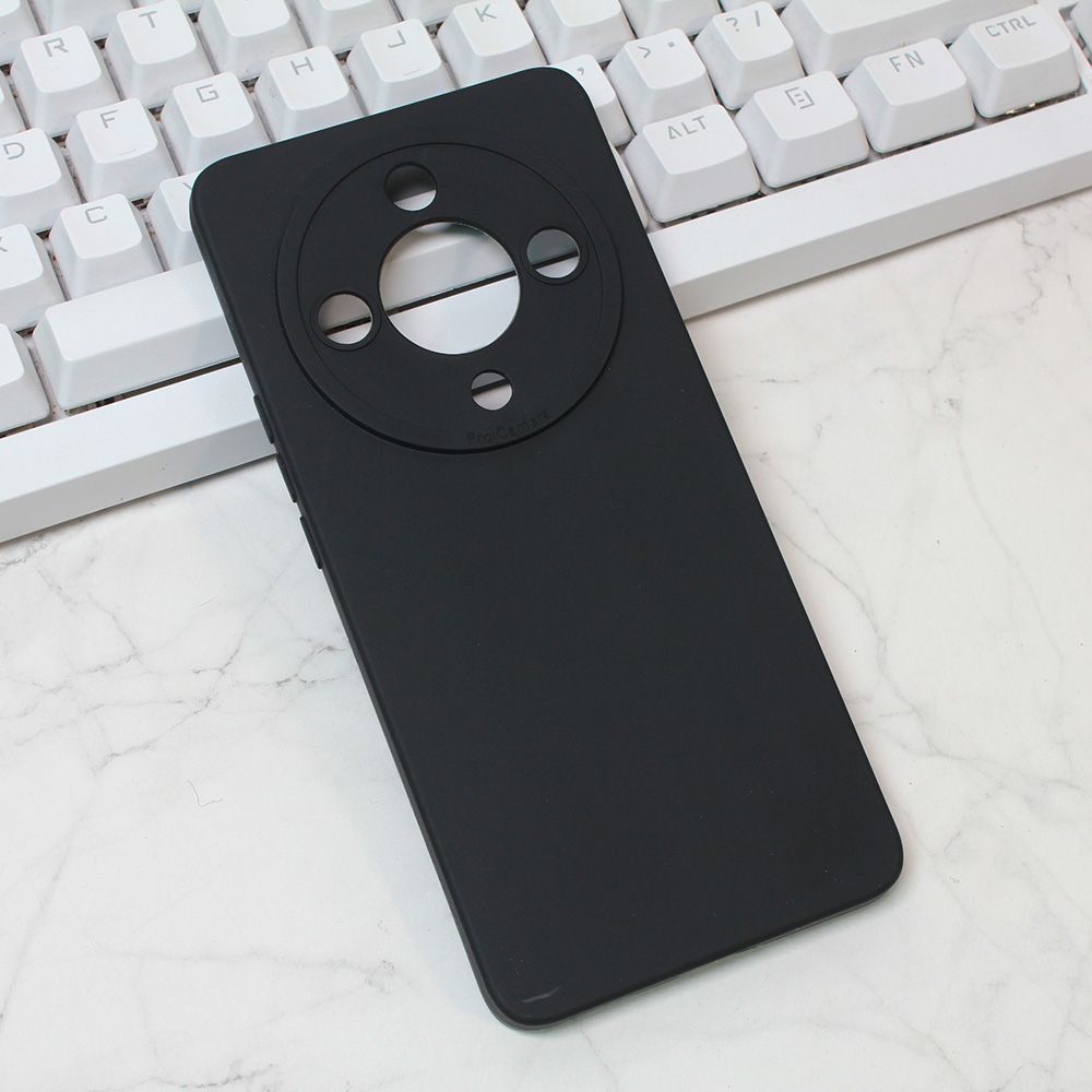 Maska za Honor Magic 6 Lite — Silikon Pro Camera, crna
