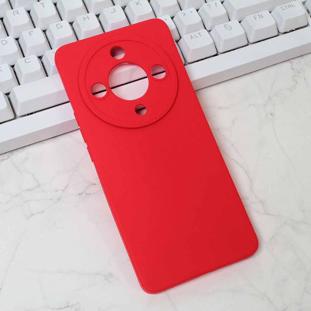 Maska za Honor Magic 6 Lite — Silikon Pro Camera, crvena