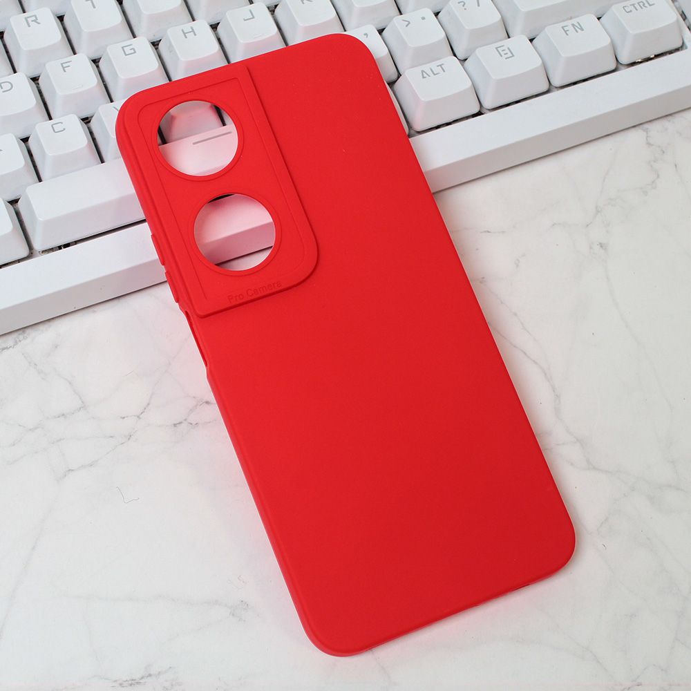 Maska za Honor X7b — Silikon Pro Camera, crvena