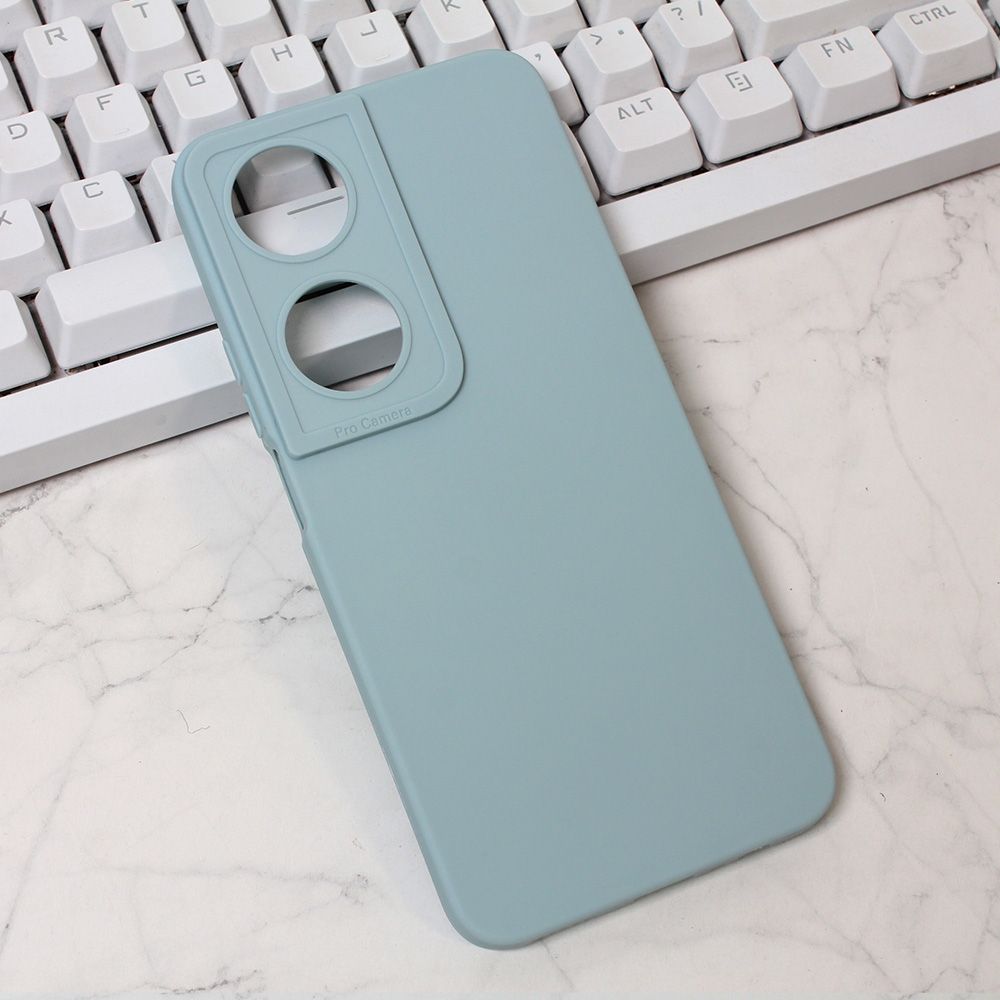 Maska za Honor X7b — Silikon Pro Camera, svetlo plava