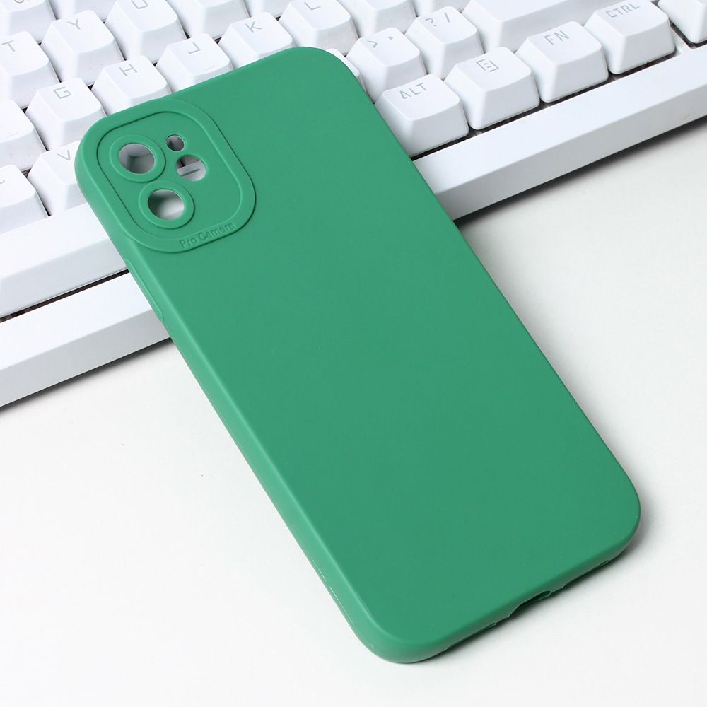 Maska za Apple iPhone 11 — Silikon Pro Camera, zelena