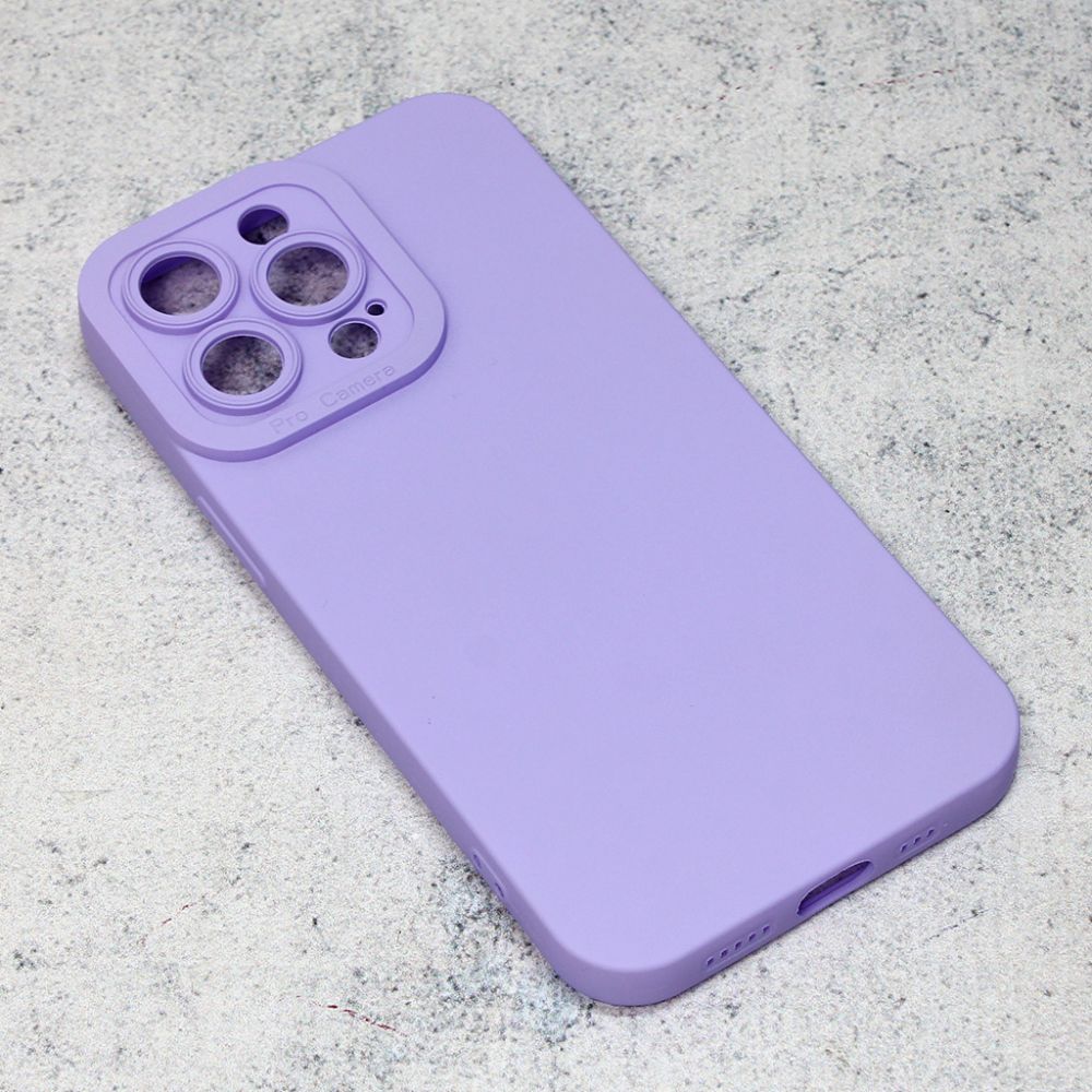 Maska za Apple iPhone 13 Pro — Silikon Camera, ljubicasta