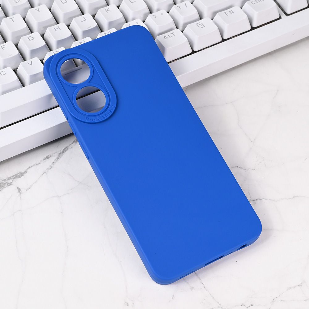 Maska za Oppo A78 4G — Silikon Pro Camera, plava