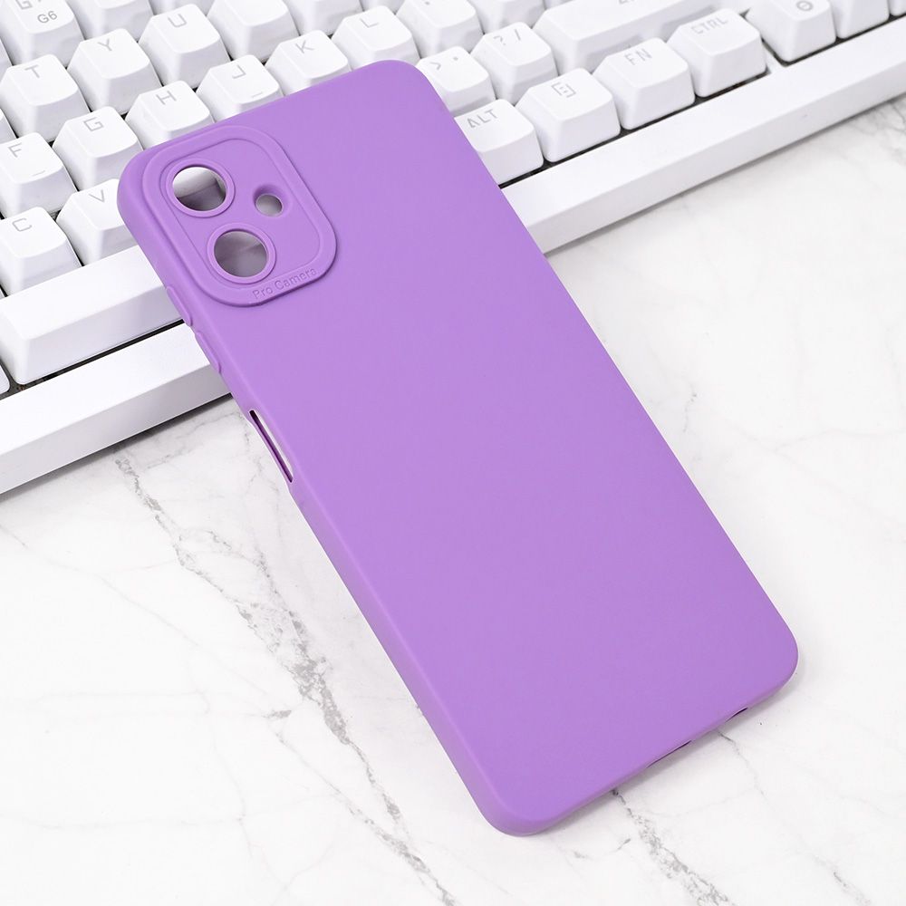 Maska za Samsung Galaxy A06 — Silikon Pro Camera, ljubicasta