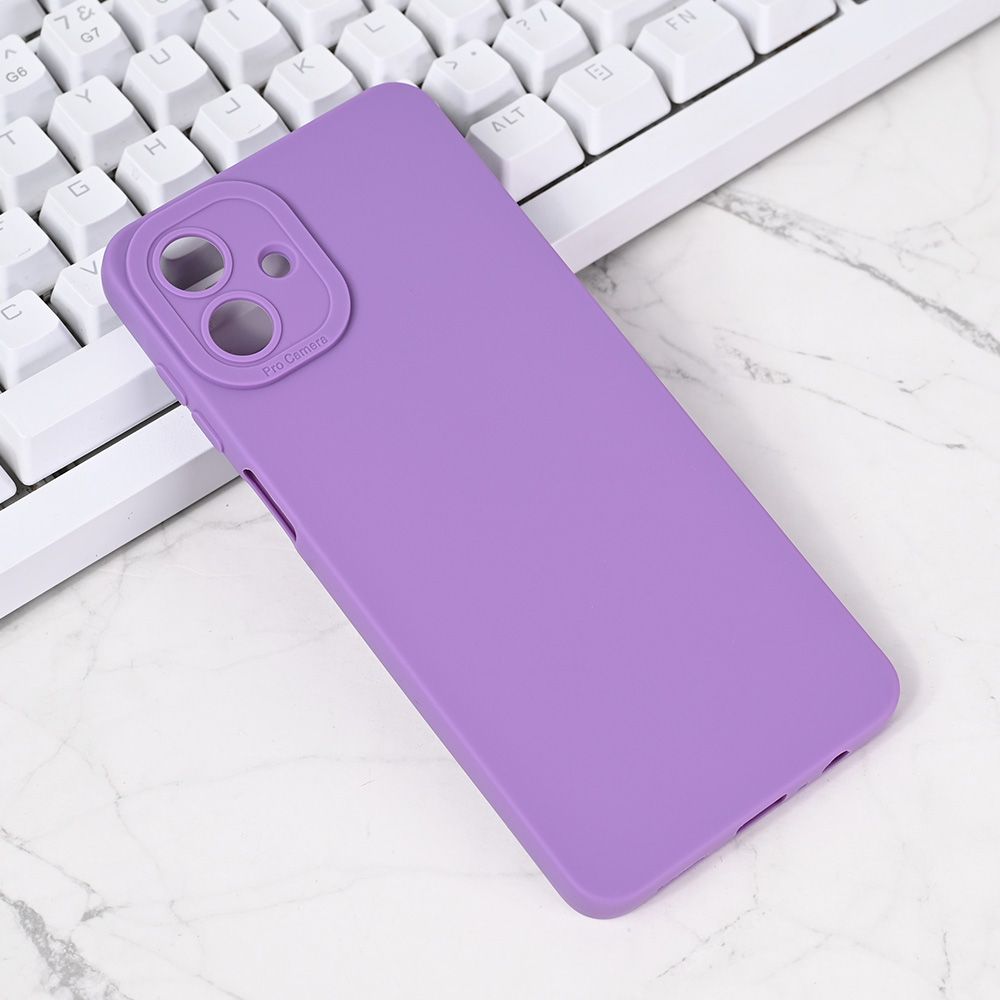 Maska za Samsung Galaxy A07 — Silikon Pro Camera, ljubicasta