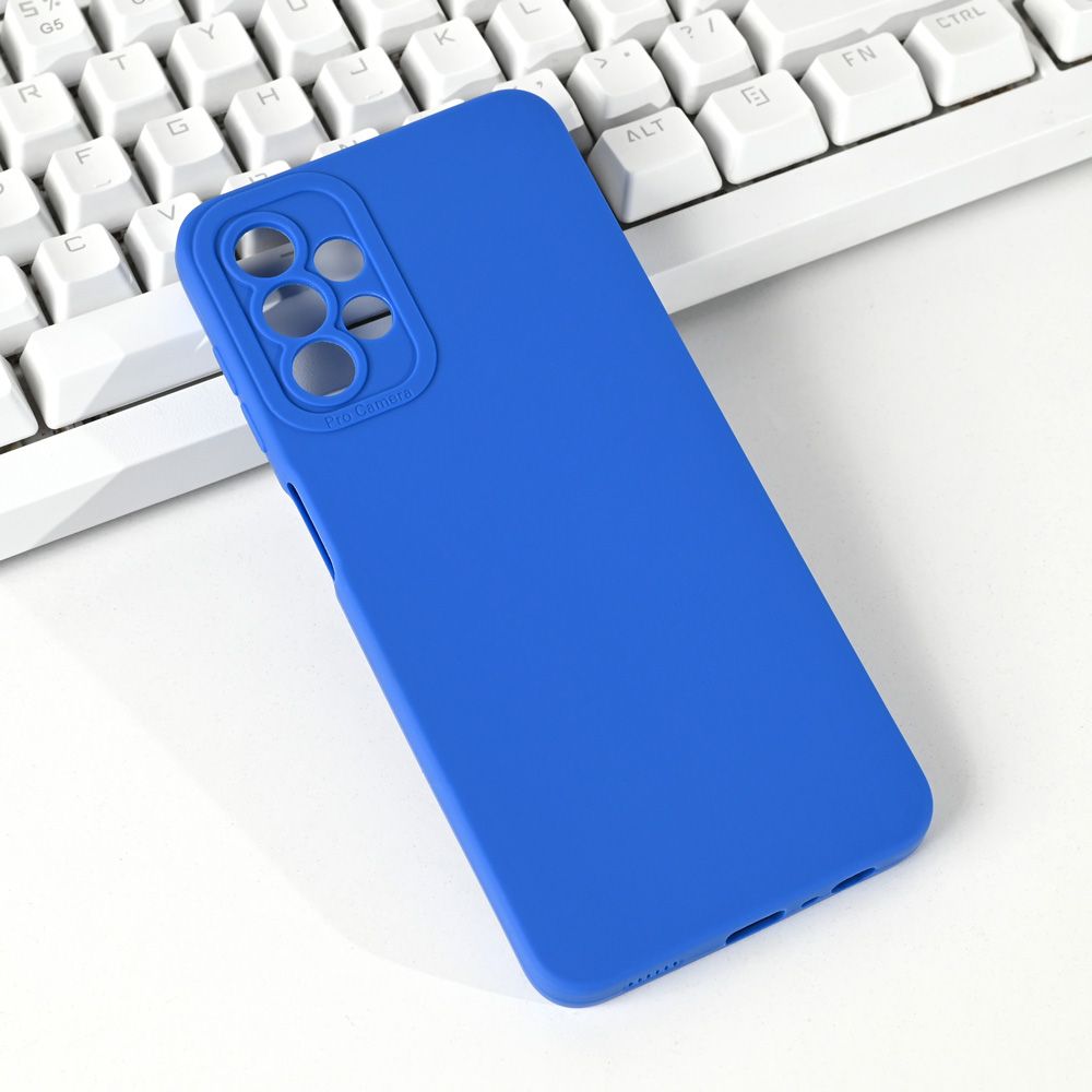 Maska za Samsung Galaxy A13 4G — Silikon Pro Camera, plava