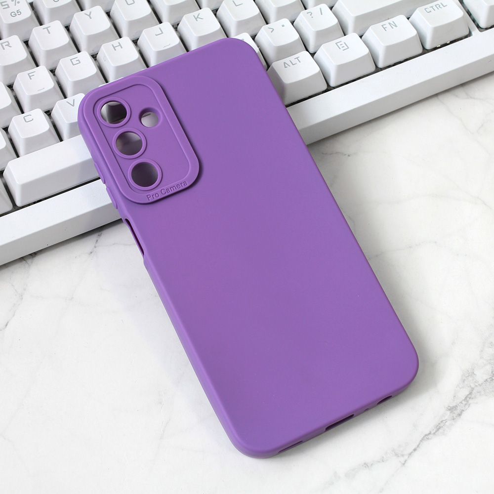 Maska za Samsung Galaxy A15 5G — Silikon Pro Camera, ljubicasta
