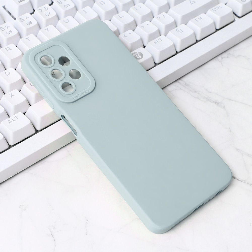 Maska za Samsung Galaxy A23 4G — Silikon Pro Camera, svetlo plava