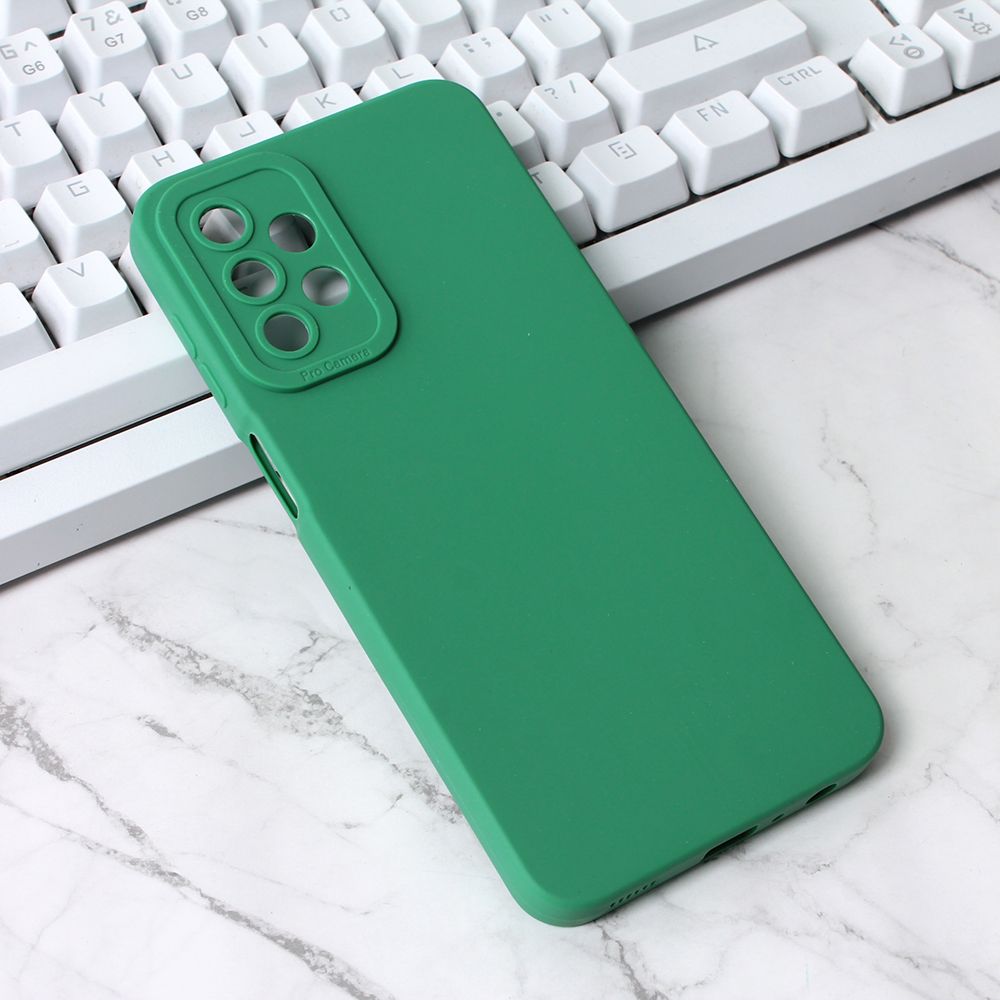 Maska za Samsung Galaxy A23 4G — Silikon Pro Camera, svetlo zelena