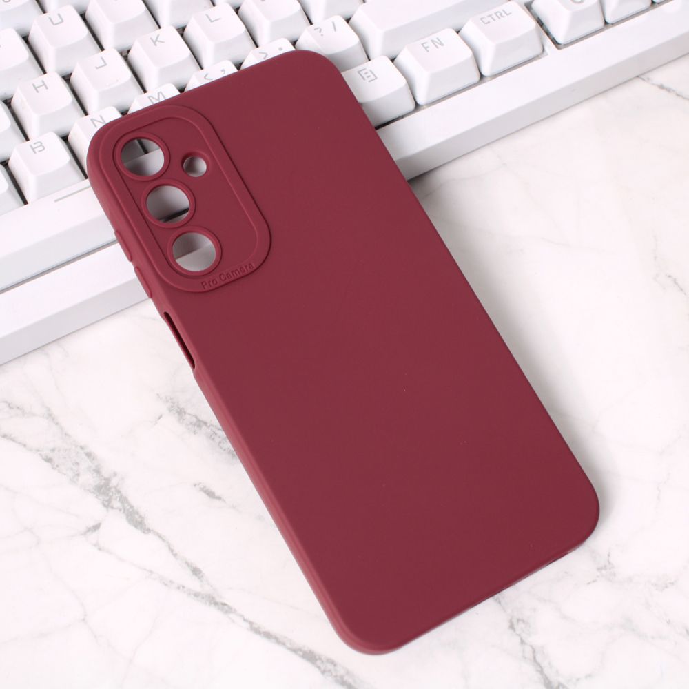 Maska za Samsung Galaxy A25 5G — Silikon Pro Camera, bordo