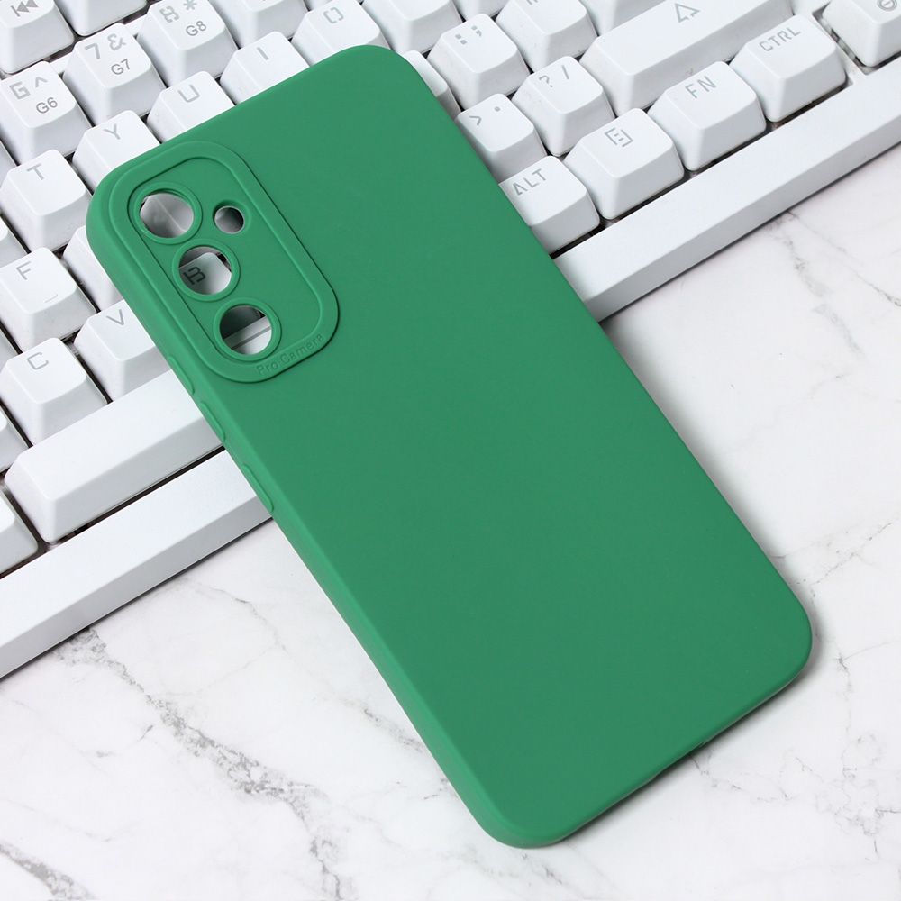 Maska za Samsung Galaxy A34 5G — Silikon Pro Camera, tamno zelena