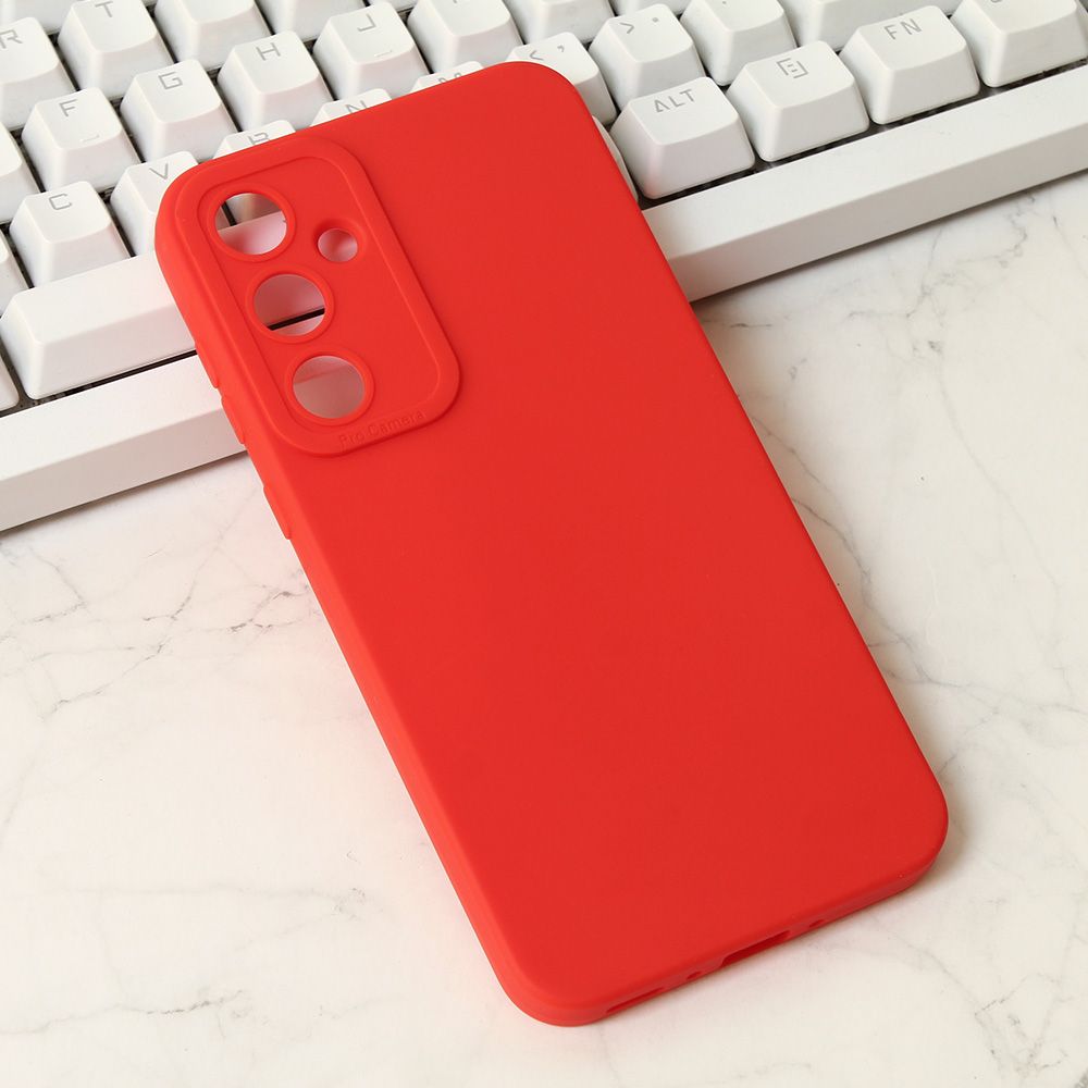 Maska za Samsung Galaxy A35 5G — Silikon Pro Camera, crvena