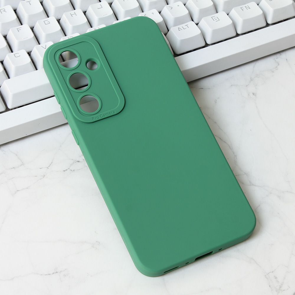 Maska za Samsung Galaxy A35 5G — Silikon Pro Camera, zelena